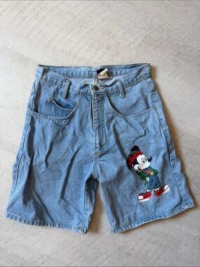 Vintage Mickey jean shorts